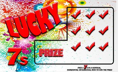 Lucky 7’s – Win Up To 777 Points Per Card!